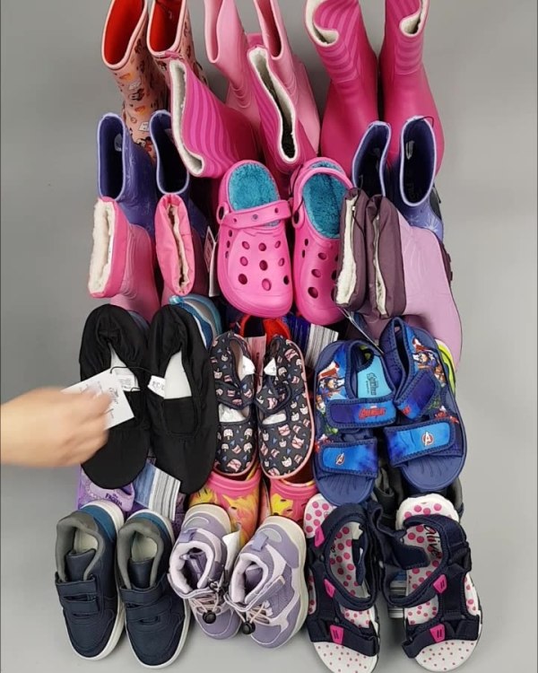 Фотография  942 - Обувь ALDI дети лето#10 кг, ЛОТ №4454 оптом в Ростове-на-Дону и Ростовской области