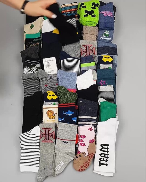 Фотография  837 - Носки дети СТОК зима#5 кг, ЛОТ №4870 оптом в Ростове-на-Дону и Ростовской области