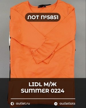 Купить LIDL Summer м/ж 022024#14 кг, ЛОТ №5851 оптом в Ростове-на-Дону и Ростовской области