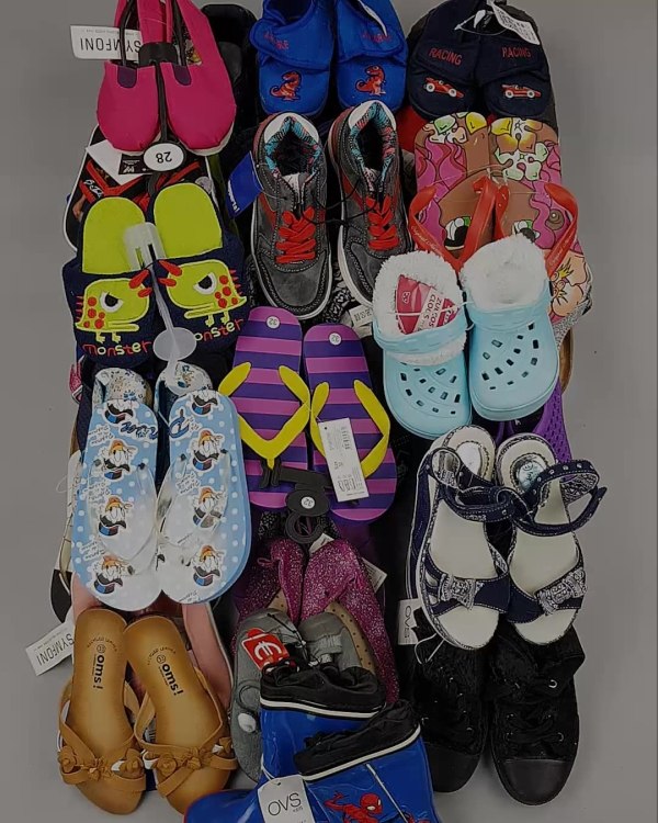 Фотография  390 - Обувь детская СТОК Summer#7,85 кг, ЛОТ №6196 оптом в Ростове-на-Дону и Ростовской области