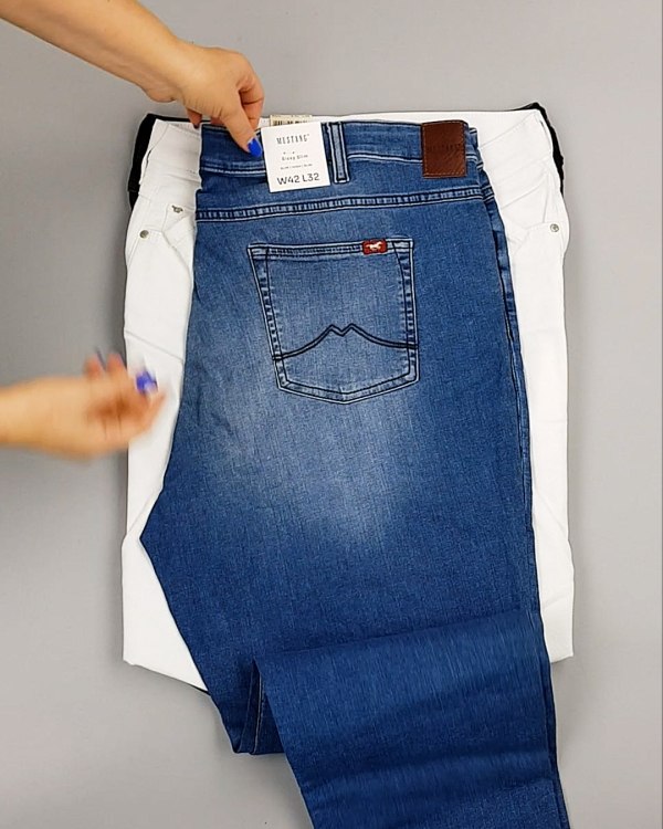 Фотография  956 - Джинсы MUSTANG м/ж#5 кг, ЛОТ №6957 оптом в Ростове-на-Дону и Ростовской области