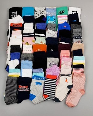 Купить Носки дети СТОК лето#5 кг, ЛОТ №6993 оптом в Ростове-на-Дону и Ростовской области