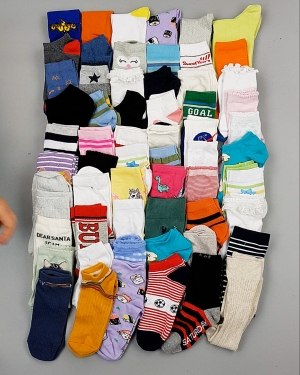 Купить Носки дети СТОК лето#5 кг, ЛОТ №6992 оптом в Ростове-на-Дону и Ростовской области