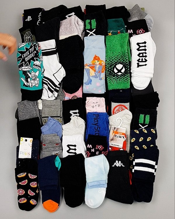 Фотография  628 - Носки дети СТОК зима#5 кг, ЛОТ №6988 оптом в Ростове-на-Дону и Ростовской области