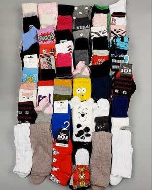 Купить Носки дети СТОК зима#5 кг, ЛОТ №6986 оптом в Ростове-на-Дону и Ростовской области