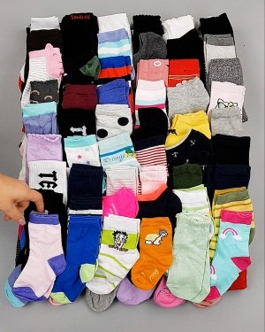 Фотография  651 - Носки дети СТОК лето#5 кг, ЛОТ №6993 оптом в Ростове-на-Дону и Ростовской области