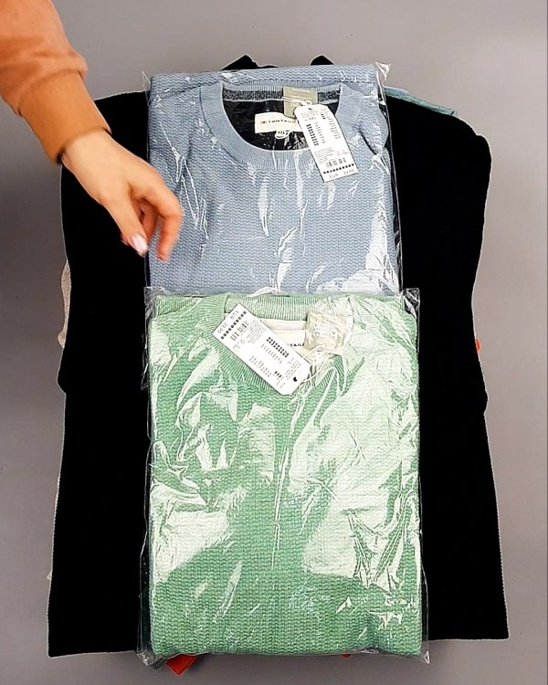 Фотография  945 - Джемпера легкие мужские TOM TAILOR 124#8,7 кг, ЛОТ №7606 оптом в Ростове-на-Дону и Ростовской области