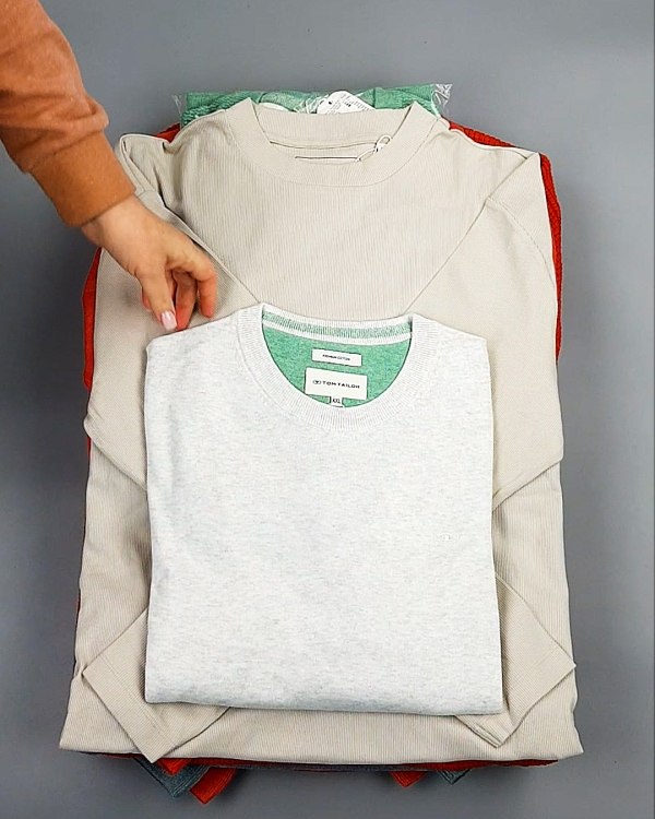 Фотография  384 - Джемпера легкие мужские TOM TAILOR 124#8,7 кг, ЛОТ №7606 оптом в Ростове-на-Дону и Ростовской области