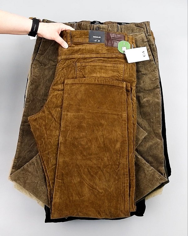 Фотография  958 - Брюки вельветовые м/ж C&A 025#10 кг, ЛОТ №8031 оптом в Ростове-на-Дону и Ростовской области