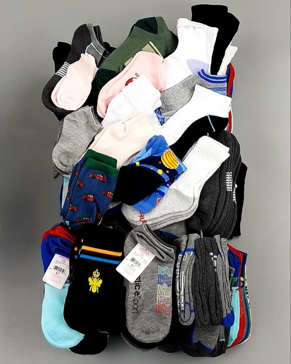 Фотография  709 - Носки дети лето CAN 084#5 кг, ЛОТ №8000 оптом в Ростове-на-Дону и Ростовской области