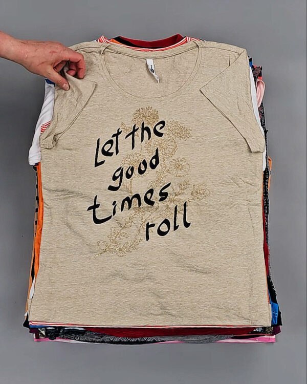 Фотография  709 - Футболки м/ж Cr+Ex#8 кг, ЛОТ № ВК0100 оптом в Ростове-на-Дону и Ростовской области