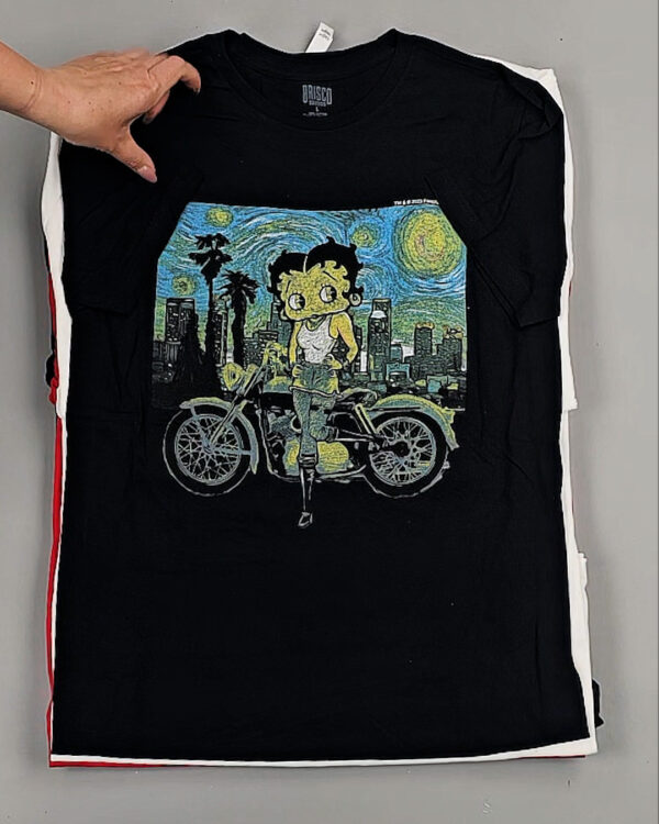 Фотография  956 - Футболки м/ж (Printed T-Shirts New)#5 кг, ЛОТ №8913 оптом в Ростове-на-Дону и Ростовской области