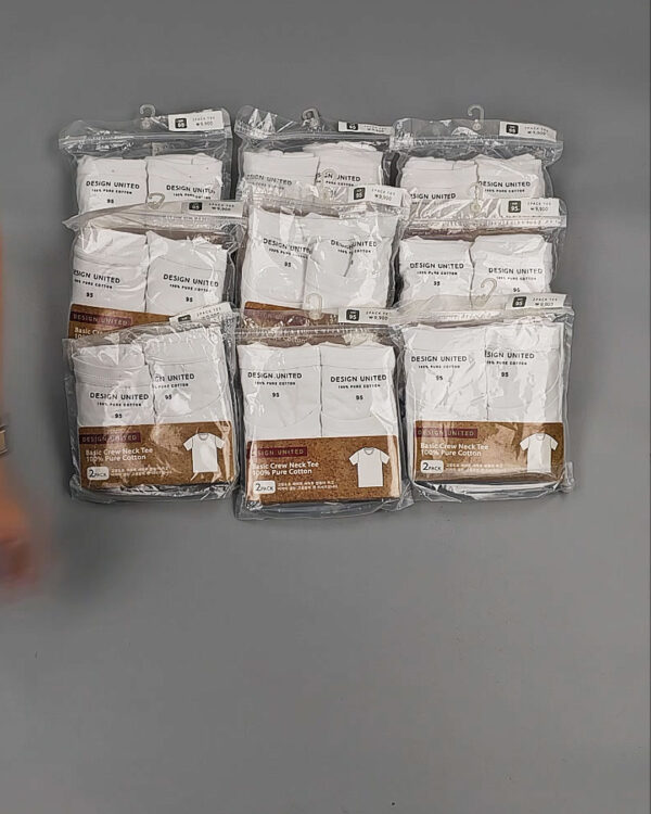 Фотография  797 - Футболка белая муж Корея 085#5 кг оптом в Ростове-на-Дону и Ростовской области