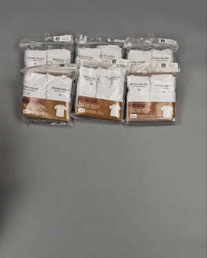 Фотография 240 - Футболка белая муж Корея 085#5 кг оптом в Ростове-на-Дону и Ростовской области