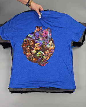 Фотография  496 - Футболки м/ж (Super T-Shirts Printed)#10 кг, ЛОТ СХ-0272 оптом в Ростове-на-Дону и Ростовской области