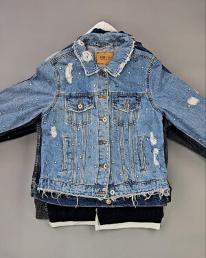 Ветровки джинсовые - Секонд-хенд оптом